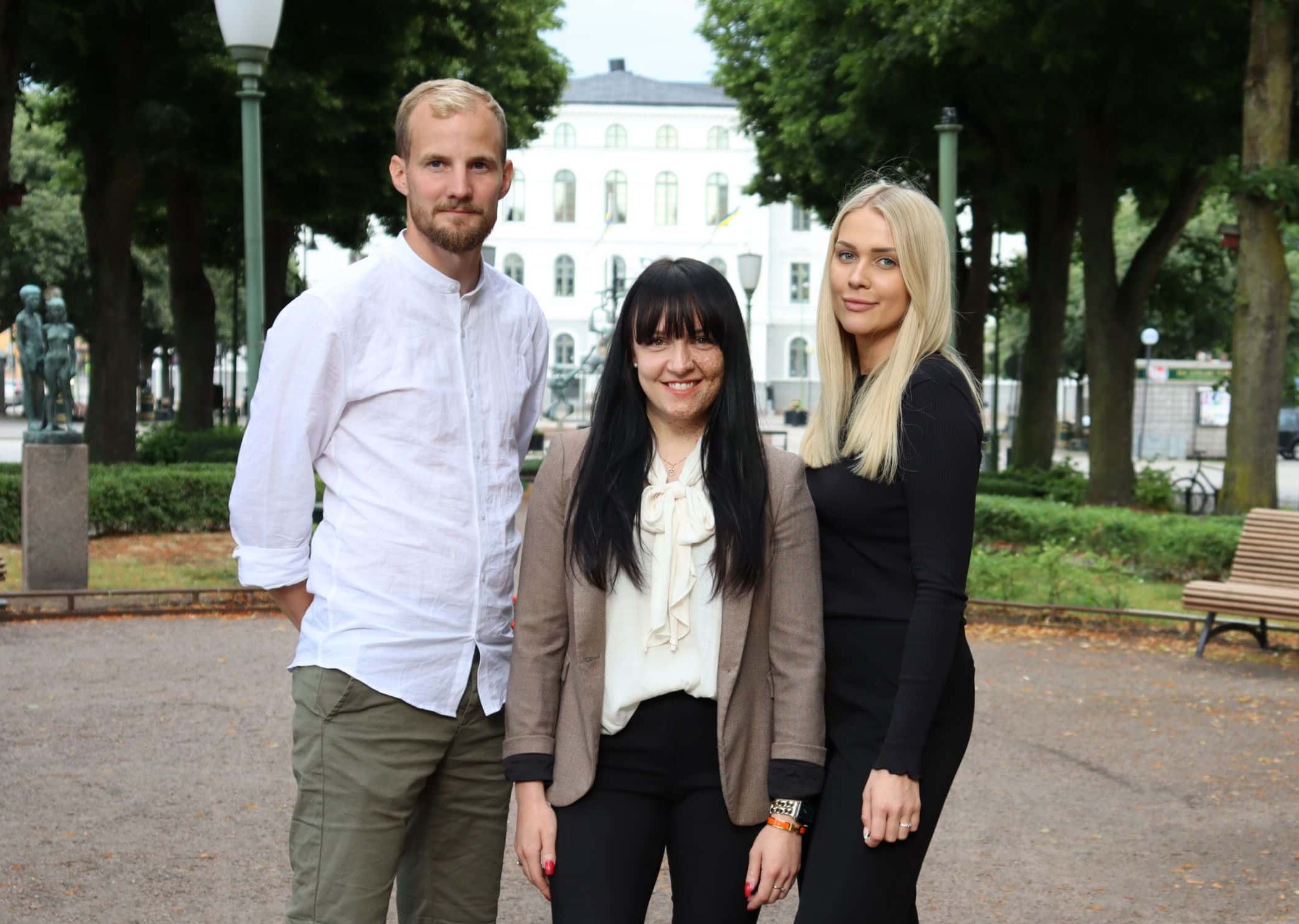 Henrik Andersson, Sara Swahnström och Elin Abrahamsson